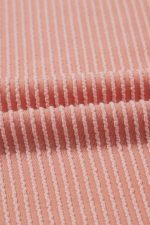 Dusty Pink Textured Patched Pocket Frilly Mini Dress - Image 13