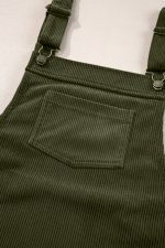 Vineyard Green Corduroy Front Pockets Overall Dress - Image 15